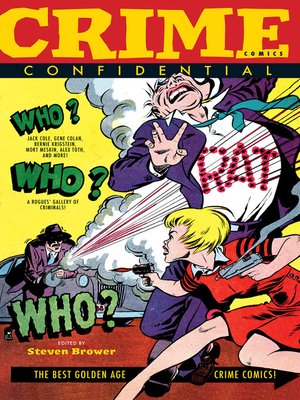 cover image of Crime Comics Confidential